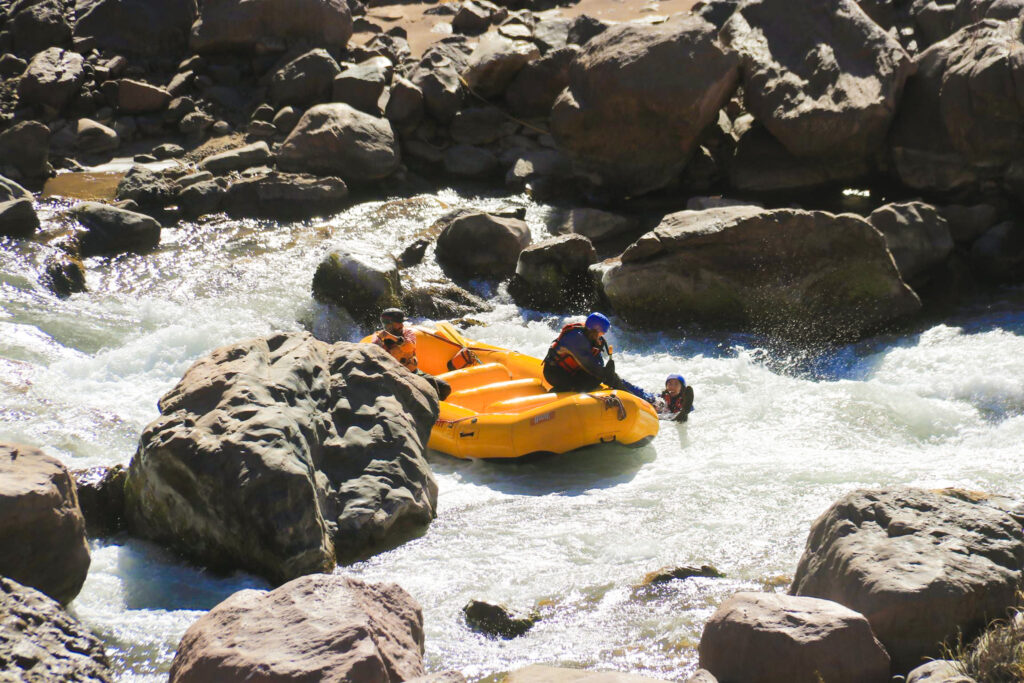 Rafting in the Mendoza River