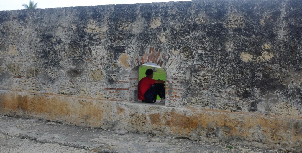 Old City Walls in Cartagena