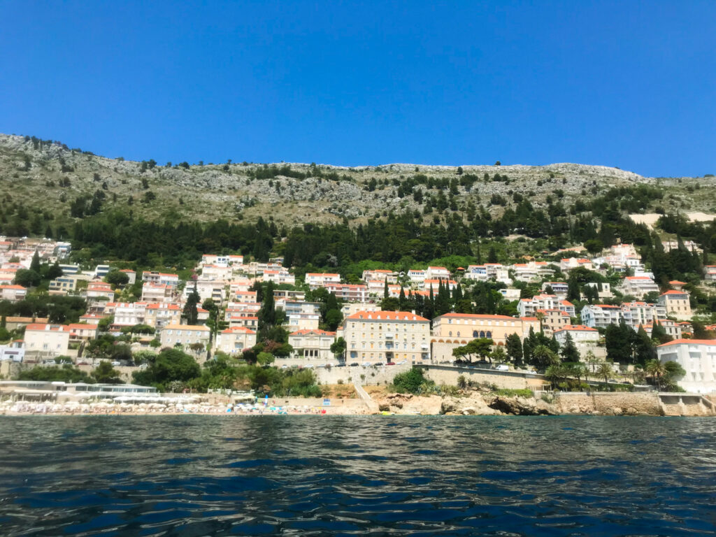 View of Dubrovnik, Croatia from the Adriatic Sea