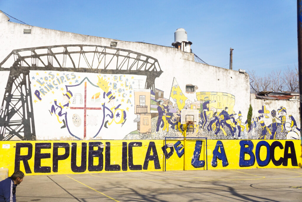 Republica de La Boca Mural in Buenos Aires