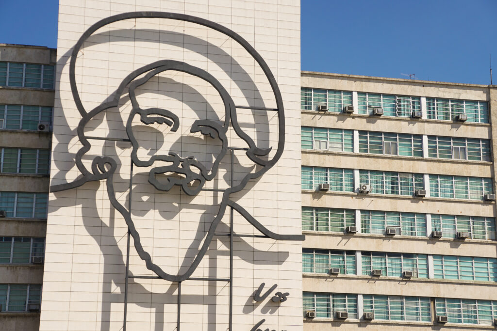 Memorial to Camilo Cienfuegos in la Plaza de la Revolución, Havana, Cuba