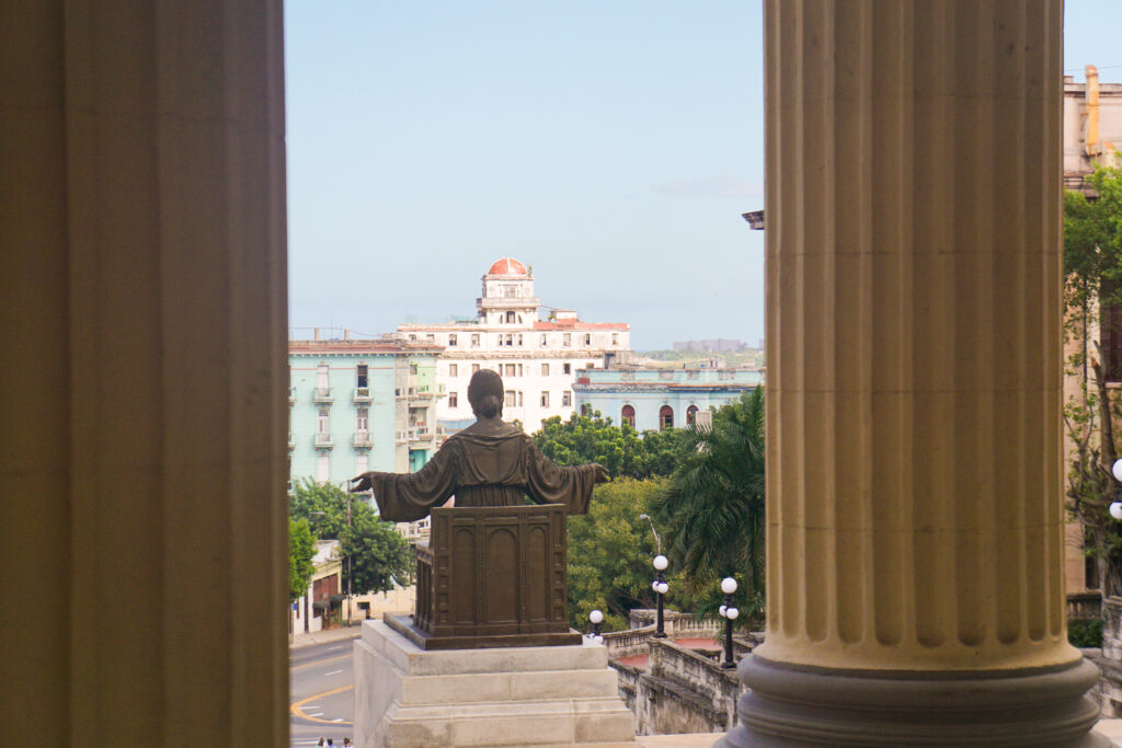 Statue of Alma Mater in the University of Havana, Cuba