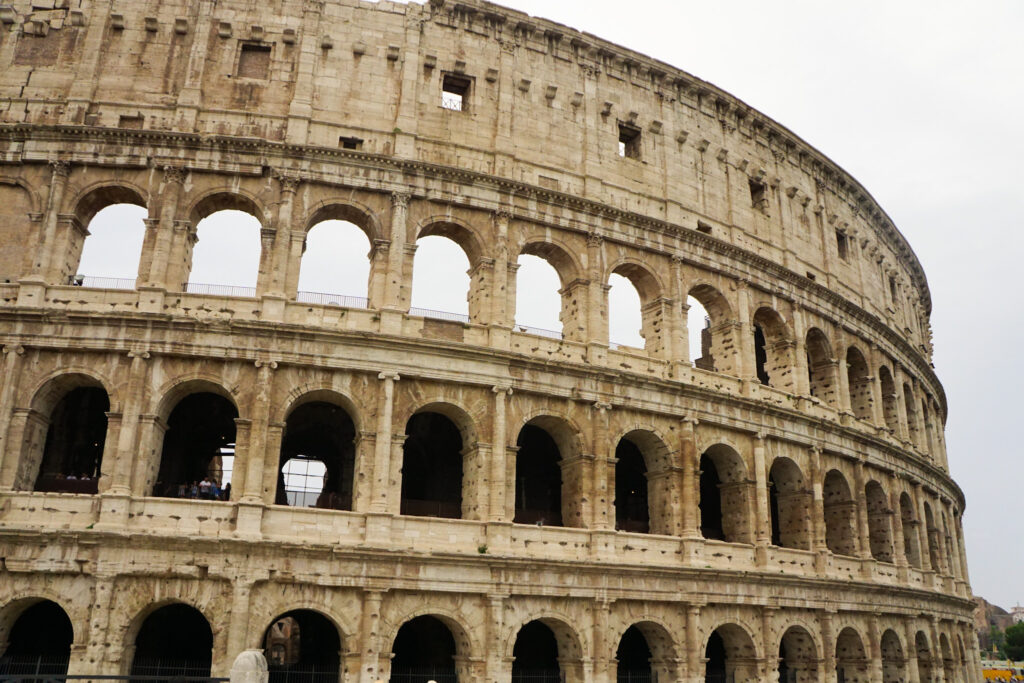 Exterior of the Roman Colosseum