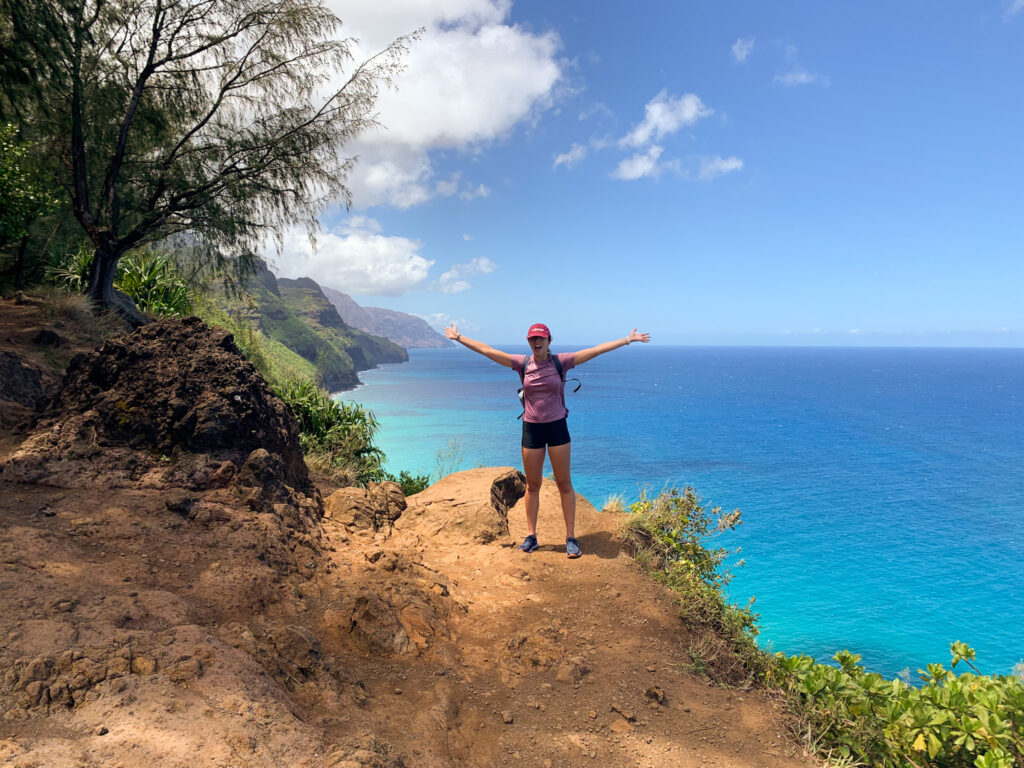 Hiking in Kalalau Trail