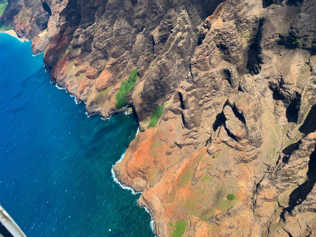 Nā Pali Coast from Our Helicopter