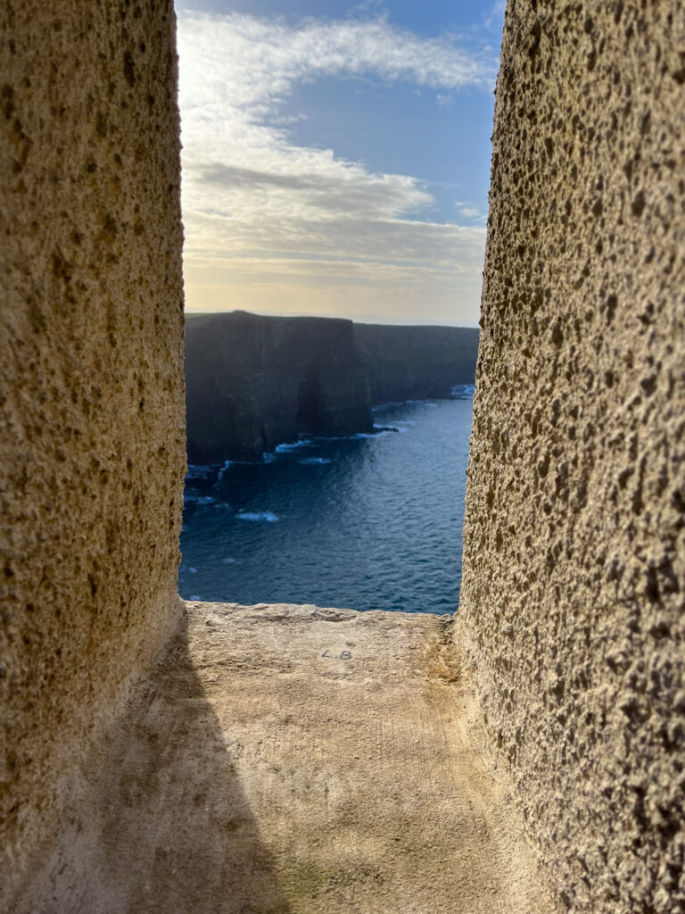 View of the Cliff of Moher from O'Brien's Tower