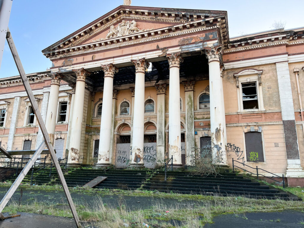 Derelict Building in Front of the Crumlin Road Gaol