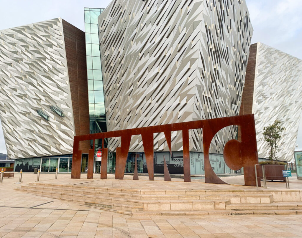 Exterior of the Titanic Museum in Belfast