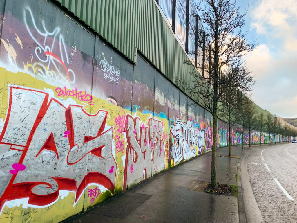 Peace Walls in Belfast