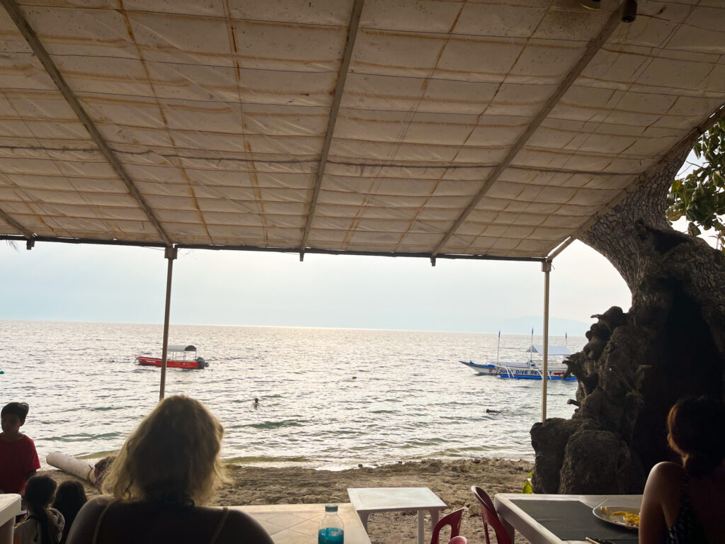 The Veranda Restaurant along Panagsama Beach